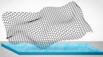 A new manufacturing process for graphene is based on using an intermediate carrier layer of material after the graphene is laid down through a vapor deposition process.Courtesy of the researchers