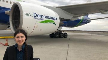 “I knew the science was sound, I knew the math was sound, but even when everything is going as planned and you are actually seeing it happening with your own eyes, it’s still surreal,” says Jacqueline Thomas PhD ’20 on watching a Boeing 77...
