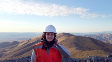 Physics graduate student Danielle Frostig awaits the lifting of travel restrictions to mount a astronomical instrument she helped develop on the Magellan Telescope in Las Campanas, Chile.Photo courtesy of Danielle Frostig.