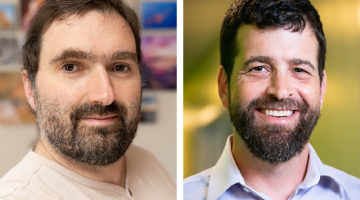 Frédo Durand (left) and Sam Madden are the recipients of the first two named professorships in the Schwarzman College of Computing.