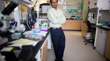 “Traditional drug development processes are very linear, and they take many years,” says MIT Professor Ram Sasisekharan, pictured here. “If you’re going to get something to humans fast, you can’t do it linearly, because then the best-cas...