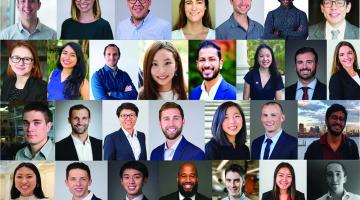 The 2020 MIT Energy Conference organizers. Thomas “Trey” Wilder (bottom row, fourth from left), an MBA candidate at the MIT Sloan School of Management, spearheaded the organization of this year’s conference, which had less than a month t...